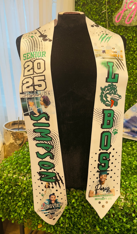 Customized  (your choice)Adult Stole