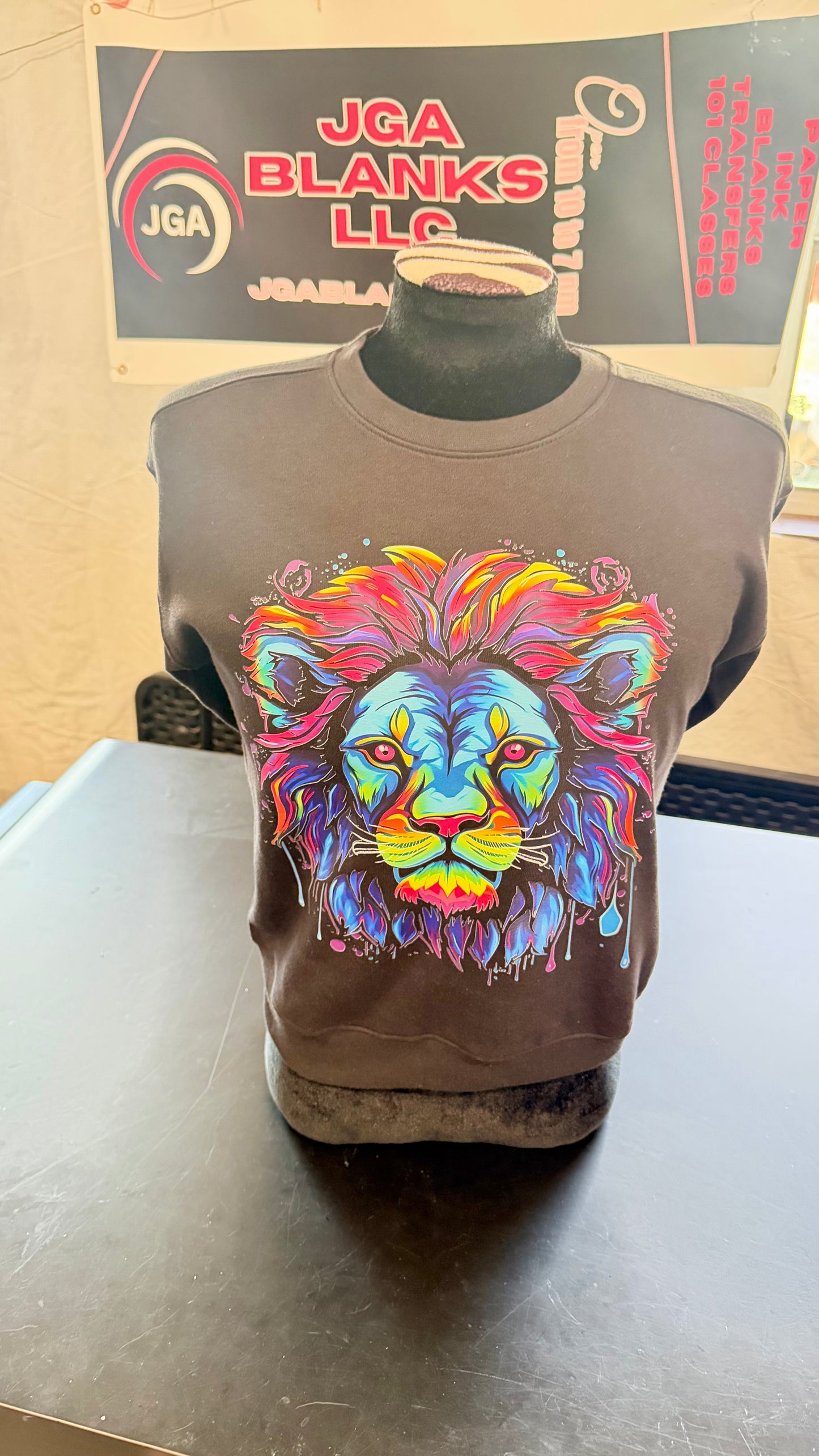 Lion transfer 11x12