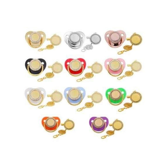 Sublimation pacifiers